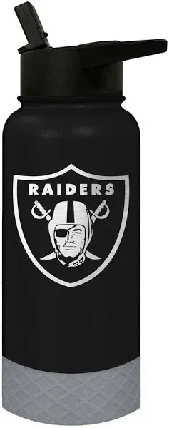 NFL Las Vegas Raiders 32oz Thirst Hydration Water Bottle