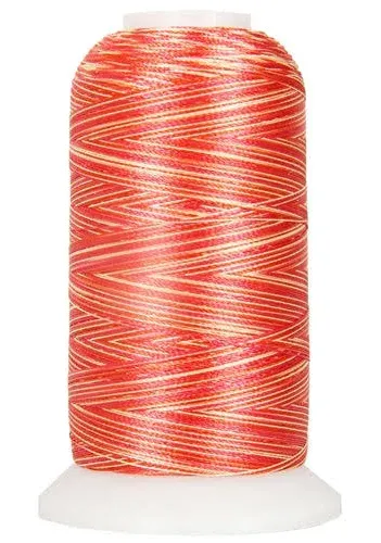 Multicolor Polyester Embroidery Thread No. 5 Variegated Sunrise