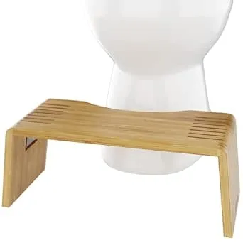 Squatty Potty Oslo Bamboo Folding Toilet Stool