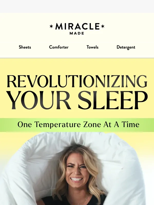 Miracle - \We’ve cracked the code to perfect sleep