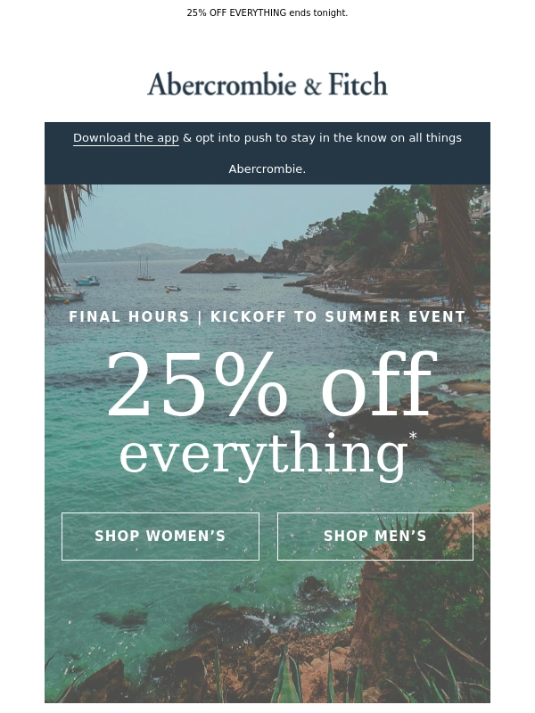 Hollister Co - Last chance for this one