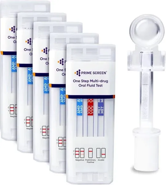 Prime Screen 5 Panel Oral Saliva Test Kit