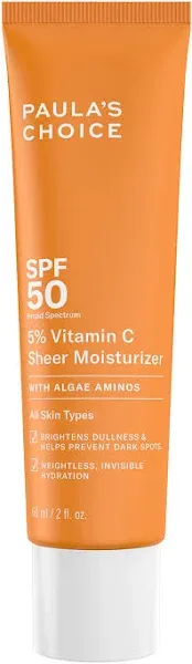 Paula's Choice 5% Vitamin C Sheer Moisturizer Spf 50