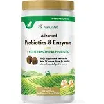 NaturVet – Advanced Probiotics & Enzymes - Plus Vet Strength PB6 Probiotic – Supports and Balances Pets with Sensitive Stomachs & Digestive Issues – for Dogs & Cats 240 ct