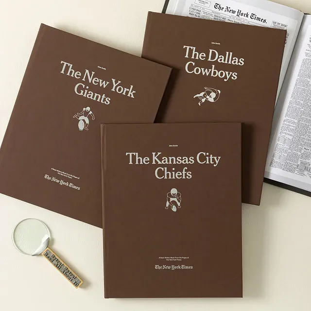 New York Times Custom Football Book