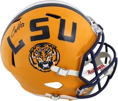 Riddell Jayden Daniels LSU Tigers Autographed Speed Replica Helmet