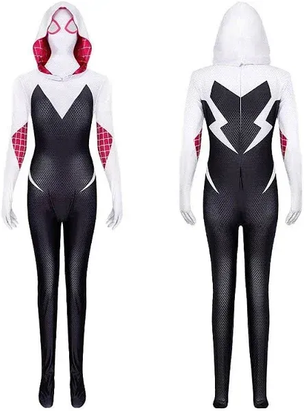 Spider Superhero Gwen Zentai Suits Masquerade Cosplay Costume Party Movie Cosplay for Women's Adults' Masquerade Bachelorette Party 2025 - $55.99