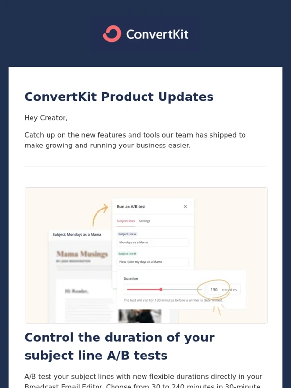 ConvertKit - August 2024: ConvertKit Product Updates