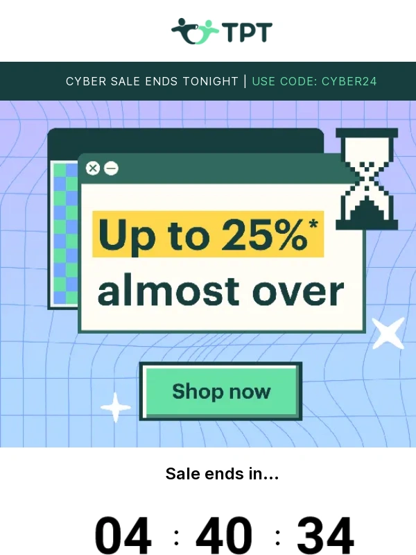 Teachers Pay Teachers - OMG,the Cyber Sale is almost over!