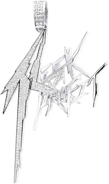 Men ItsHot Diamond Logo Pendant