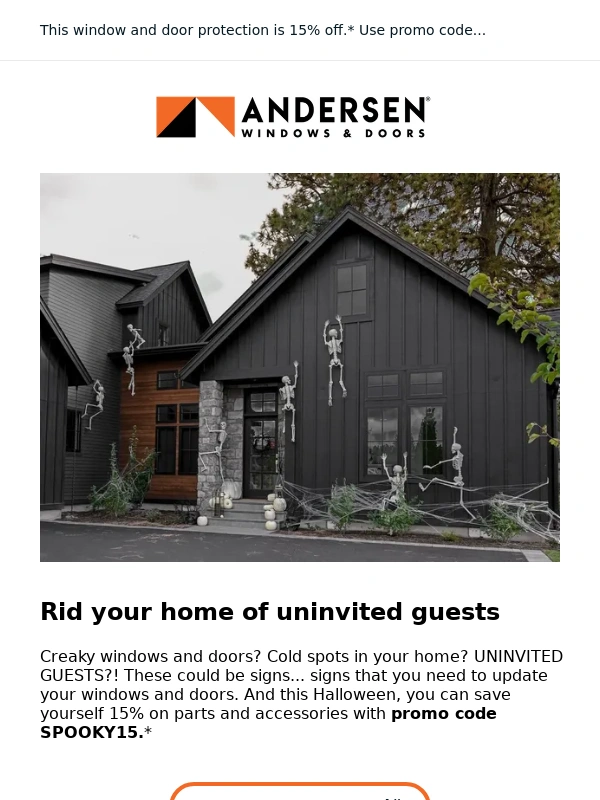 Andersen Windows - ? Uninvited guests? How to repel them