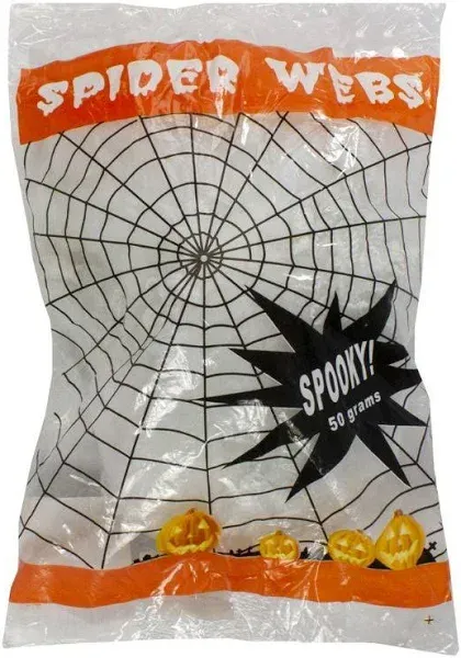 Northlight 10" Stretchable White Spider Web Halloween Decoration