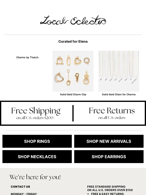 Local Eclectic - Your perfect ring stack