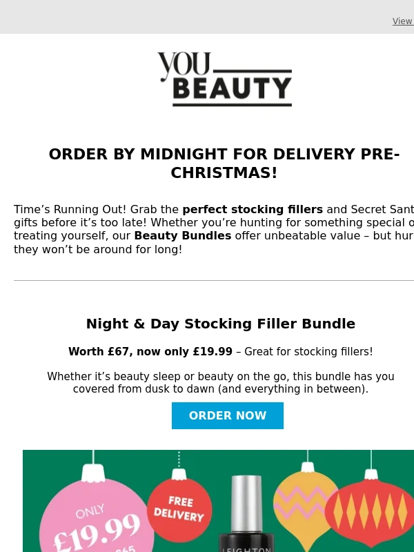 Dailymail - Last Chance! Stocking Fillers from £19.99 – Order by Midnight!