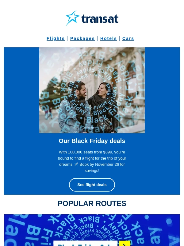 Air Transat - Prices you don’t want to miss ?
