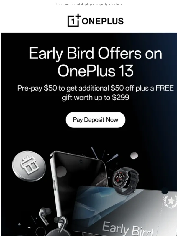 Oneplus - Exclusive Early Bird Offers on OnePlus 13