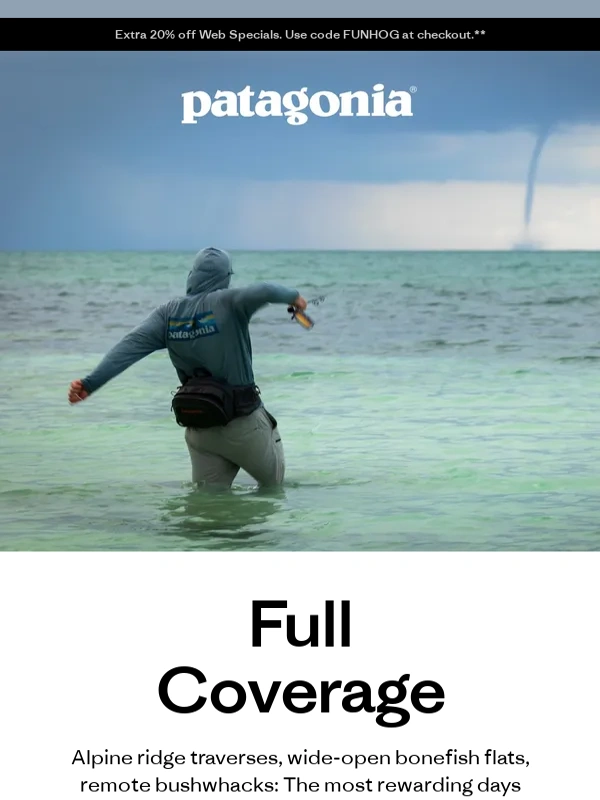 Patagonia - Full-coverage tech tees that cool and protect