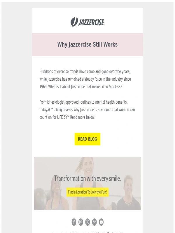 Jazzercise - Will your workout stand the test of time?