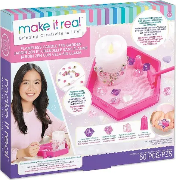 Make It Real Flameless Candle Zen Garden