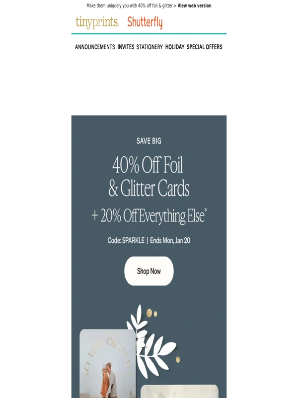 Tiny prints - ? Enjoy 10 FREE cards before it’s gone