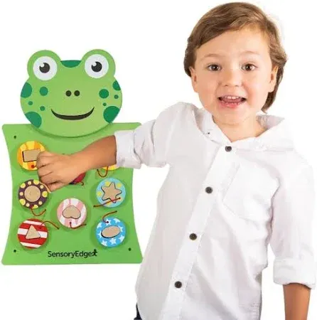 Frog Shape Shape Matching Wall Toy for Toddlers