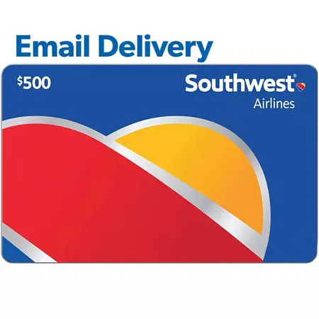Sam's Club Members: $200 Disney Gift Card $180 or $500 Southwest Gift Card