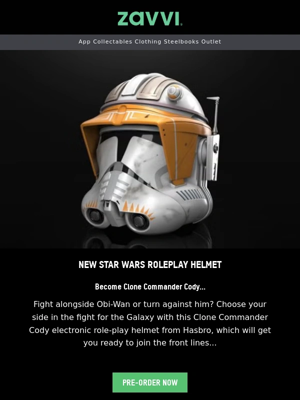 Zavvi - Brand New Hasbro Replica Helmet & Much More!