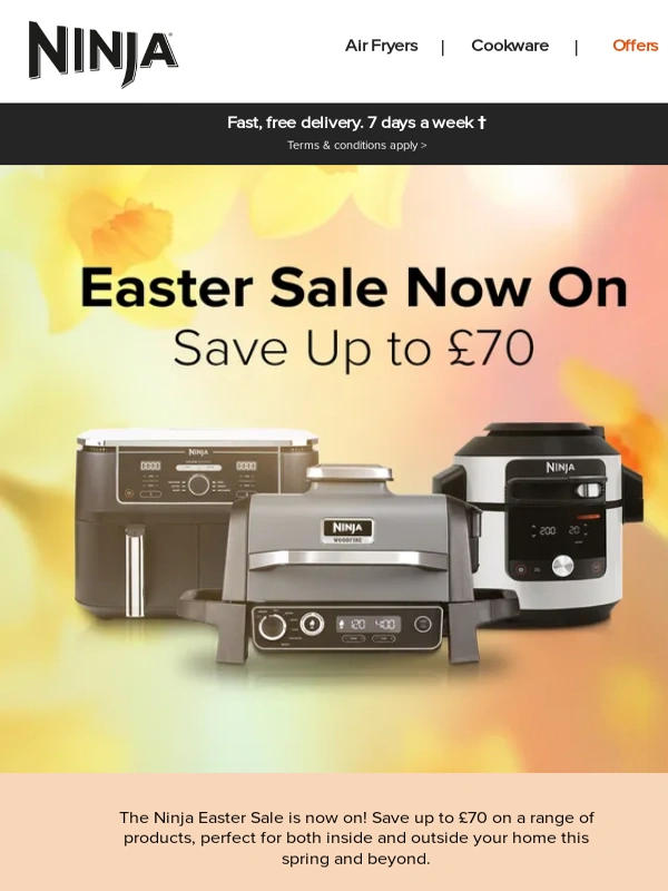 Ninja Kitchen - Ninja Easter Sale - NOW ON ??