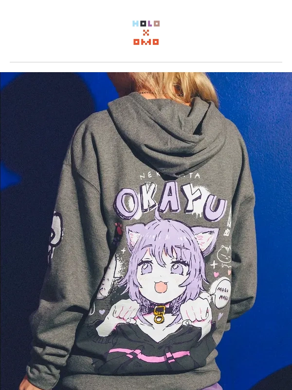 Omocat - OMOCAT x hololive GAMERS featuring Nekomata Okayu -- Coming 12.15.23 @ 5PM PT