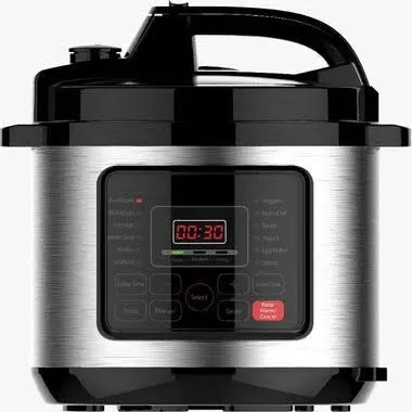 BrandsMart USA Premium PPC10580D 6.3 qt Digital Pressure Cooker