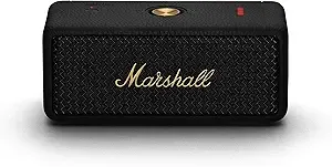 Marshall Emberton II Portable Bluetooth Speaker - Black & Brass