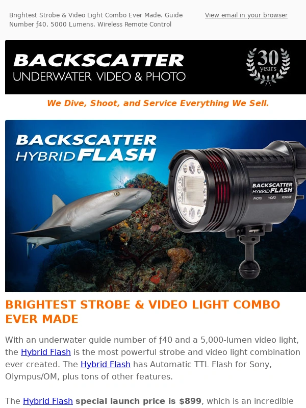 Backscatter - All New Backscatter Hybrid Flash