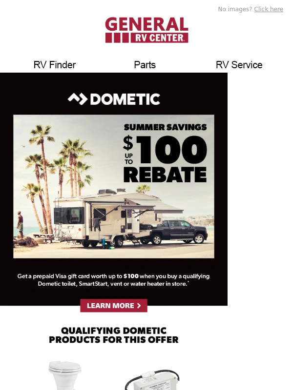 General RV center - Sizzling summer savings from Dometic ?