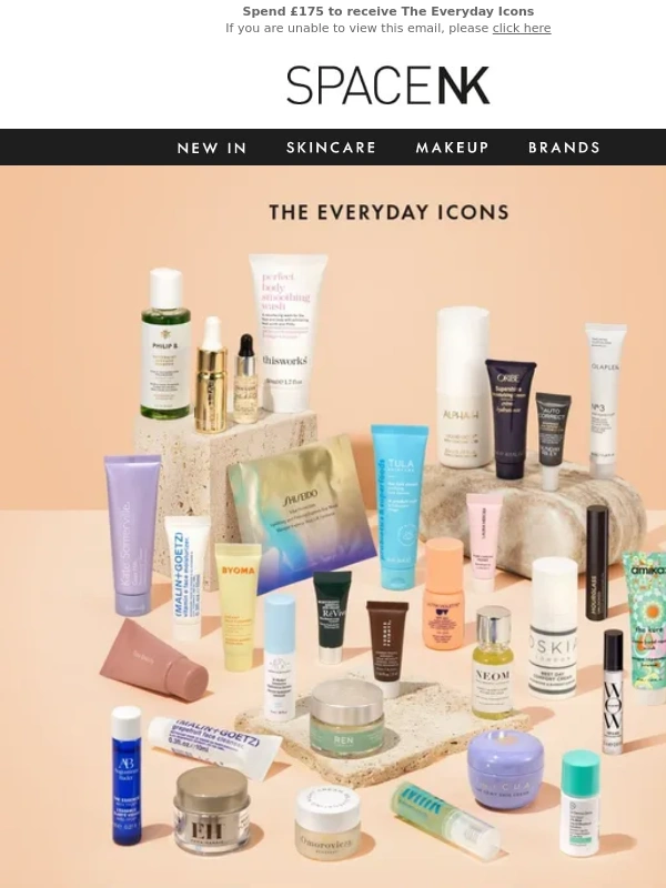 Space NK - Get a gift worth over £300 on your next beauty haul!