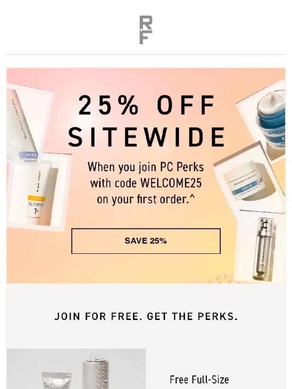 RODAN+FIELDS - 25% off sitewide is happening now!