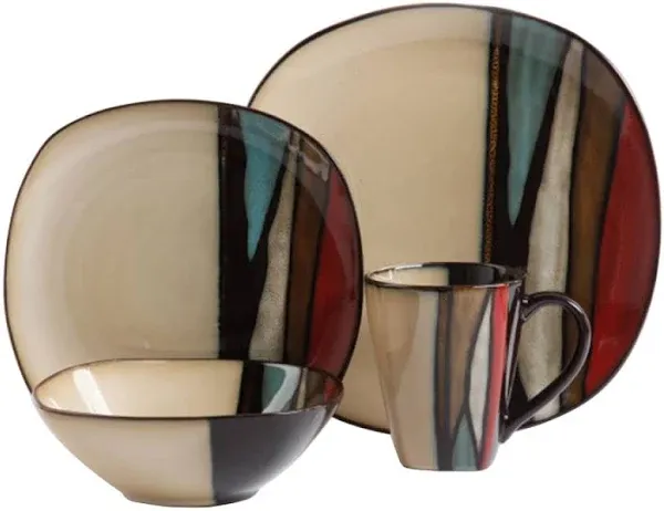 Gibson Elite Althea 16 Piece Dinnerware Set