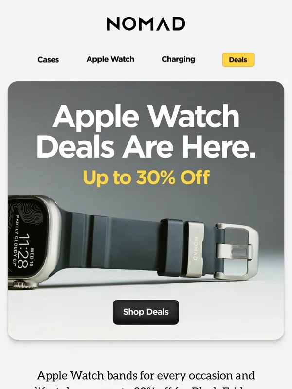 Nomad - Get up to 30% off NOW?