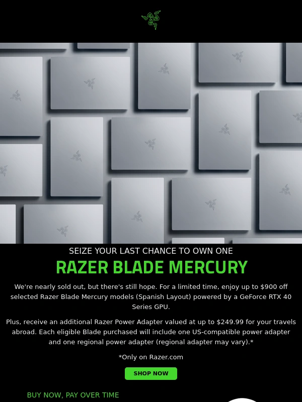 Razer - ?Last Chance to Own a Razer Blade Mercury?