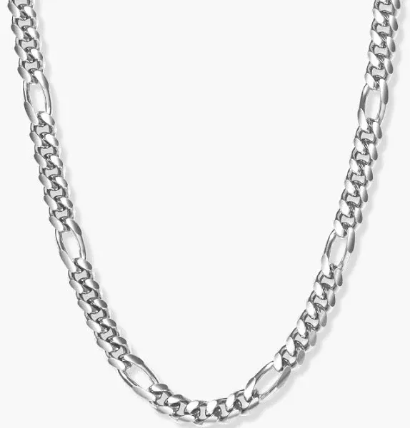 JAXXON 5mm Figaro Silver Chain