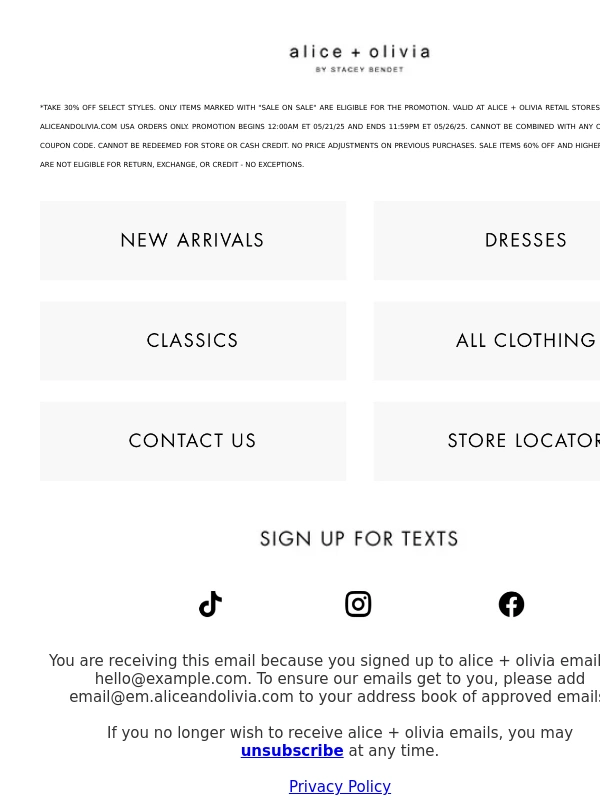 Alice and Olivia - UP TO 70% OFF ENDS TONIGHT!!!