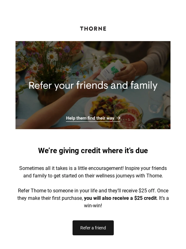 Thorne Research - Help your friends find their way
