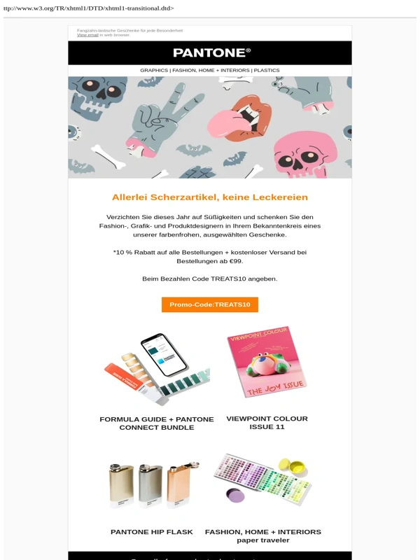 Pantone - Pantone Halloween-Geschenktipps?