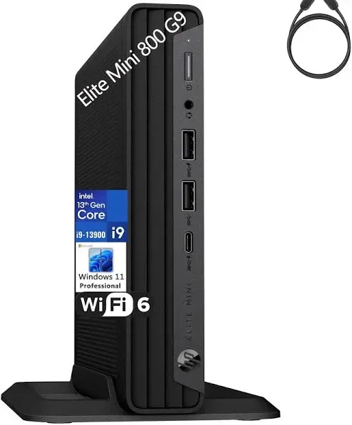 HP Elite Mini 800 G9 Desktop PC with 3 Yr Warranty & Wolf Pro Security