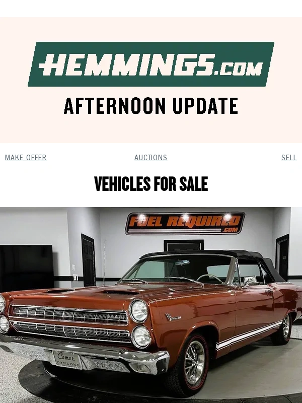 Hemmings Motor News - Hemmings Marketplace Daily Finds - May 29,2025
