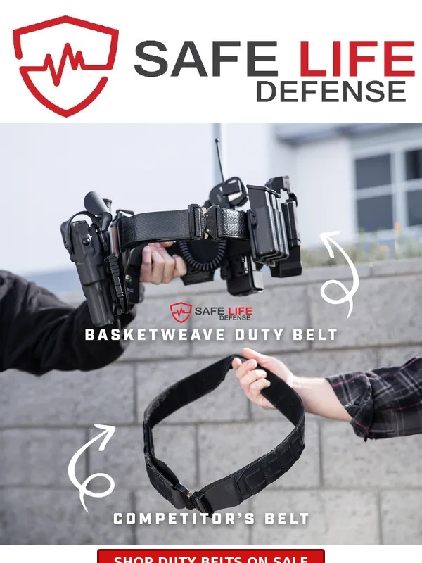 Safe life Defense - Upgrade Your DUTY BELT! [SALE ENDS ? 2/14]
