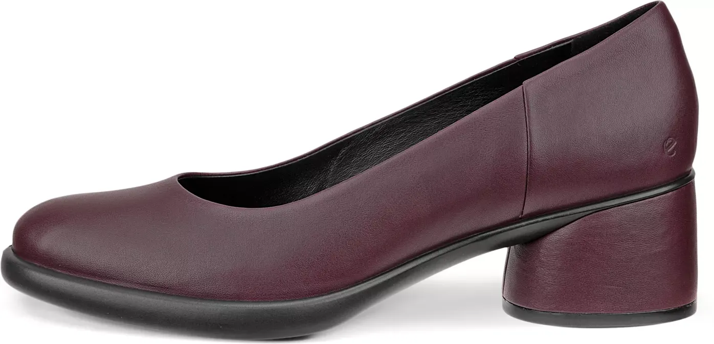 ECCO Sculpted LX 35 - Women's Leather Block - Heeled Pump - Purple