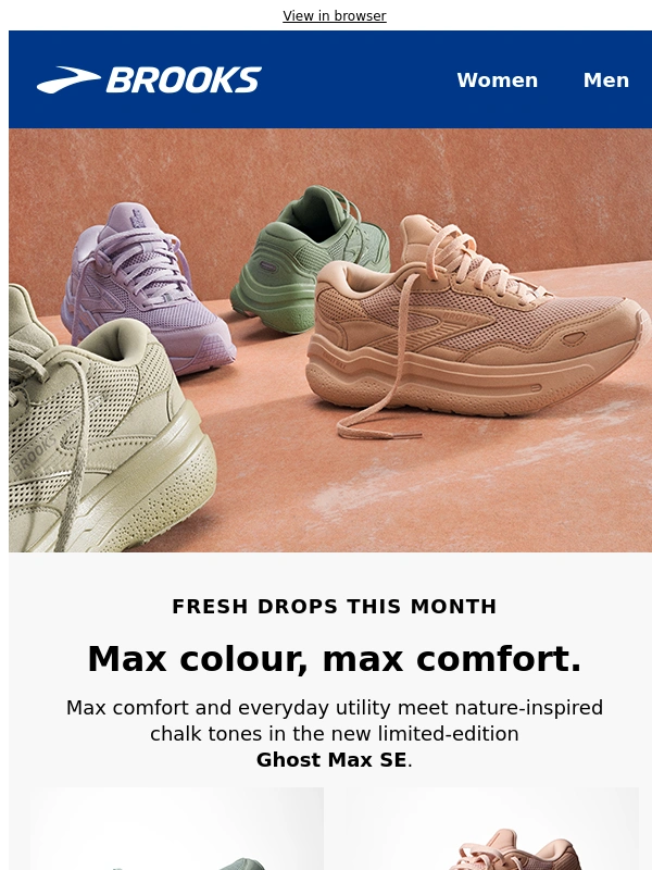Brooks Running - Chalk tones pack: Muted,neutral hues
