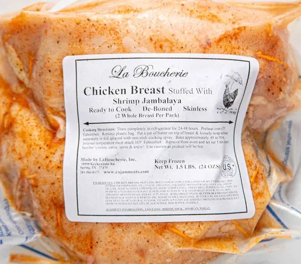 La Boucherie Stuffed Chicken Breast Shrimp Jambalaya