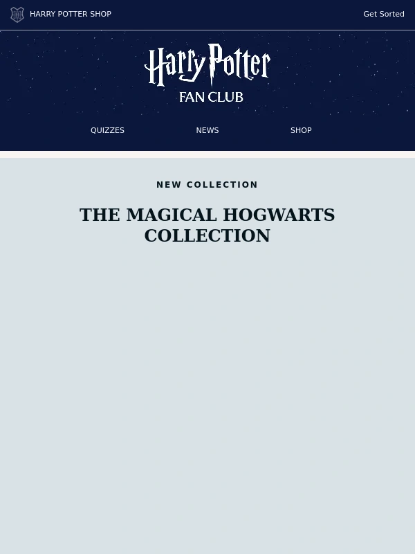 Harry Potter Shop - Announcing the Magical Hogwarts Collection