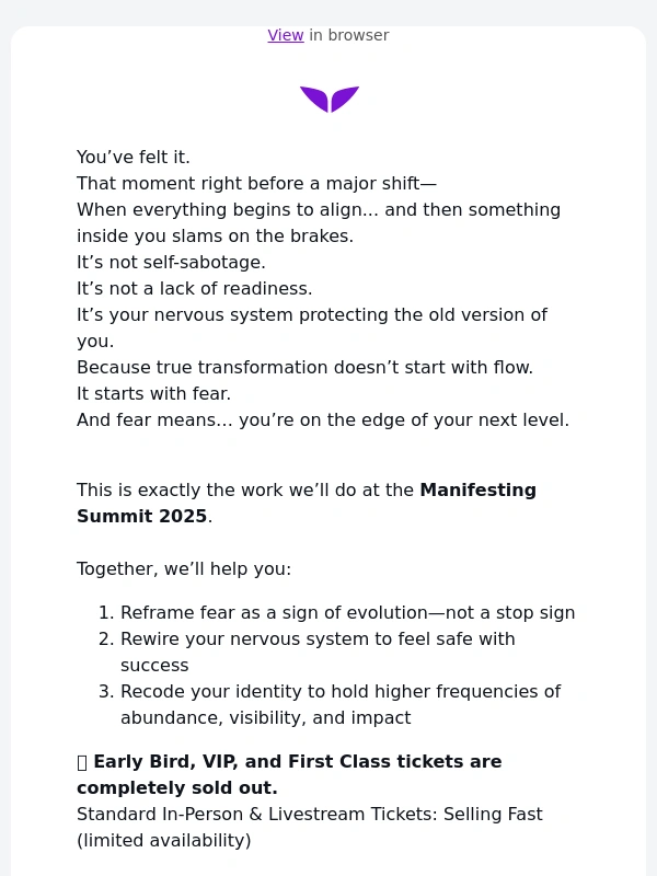 Mindvalley - Fear Means You’re on the Edge of a Breakthrough (Final Tickets Inside)